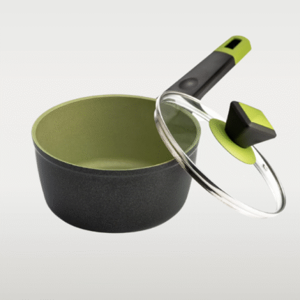 Prikoi Nonstick Saucepan with Lid, Milk Pot,